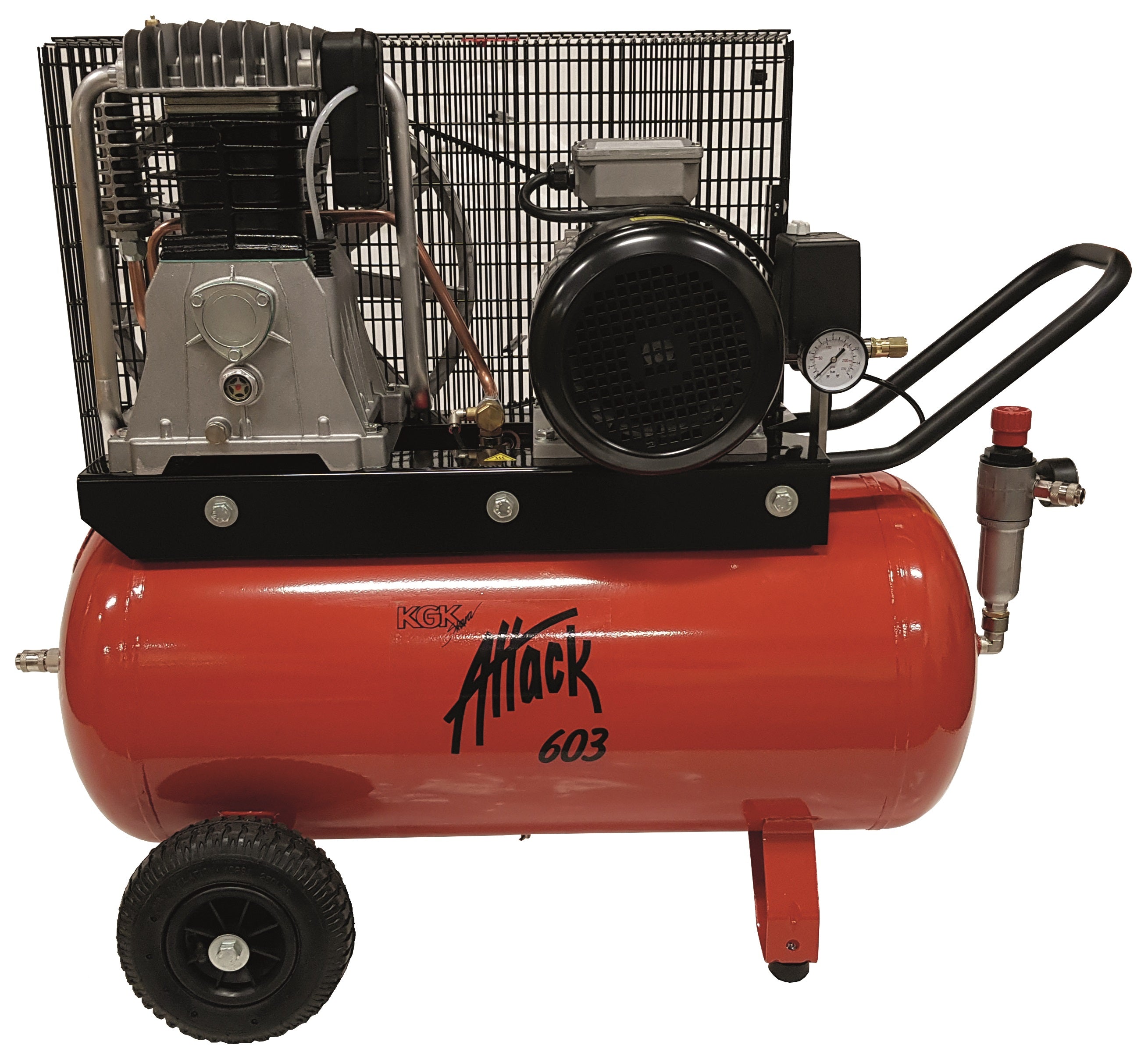 Kompressor 5,5 Hk,480L/min,90L tank, 400V