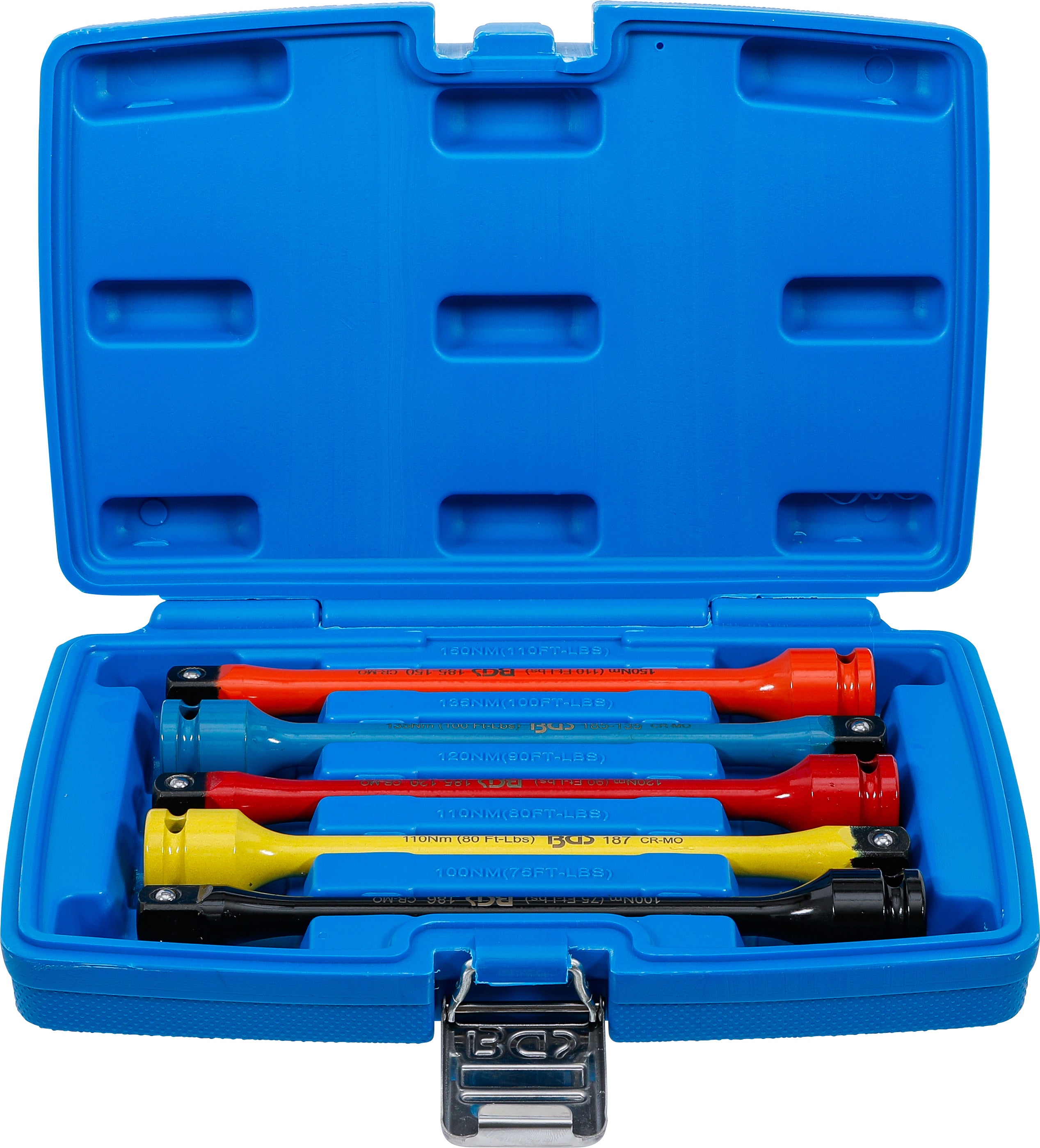 Torsionsstangsæt | 12,5 mm (1/2") | 100 - 150 Nm | 5 dele