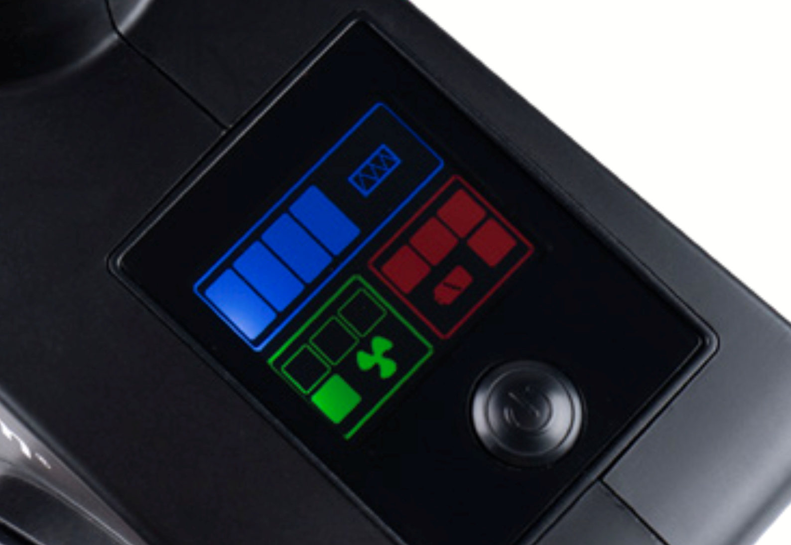 Weltek Slipvisir batteridrivet Kemfilter