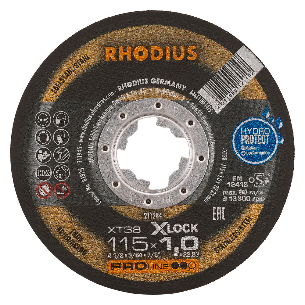 Rhodius XT38 XLock 115x1,0 (25 stk.) 