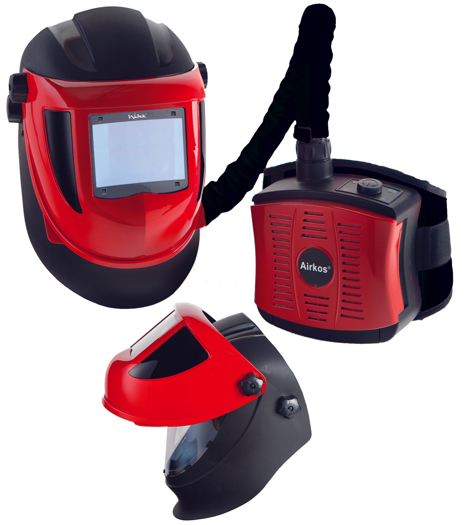 WELTEK  Svets/Slipvisir batteridrivet partikelfilter