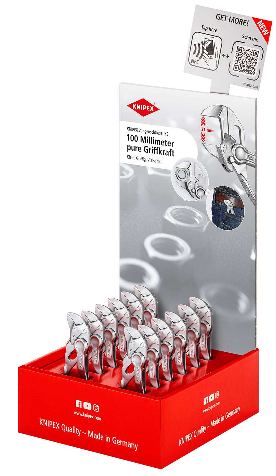 KNIPEX salgsdisplay 12 x 8604100