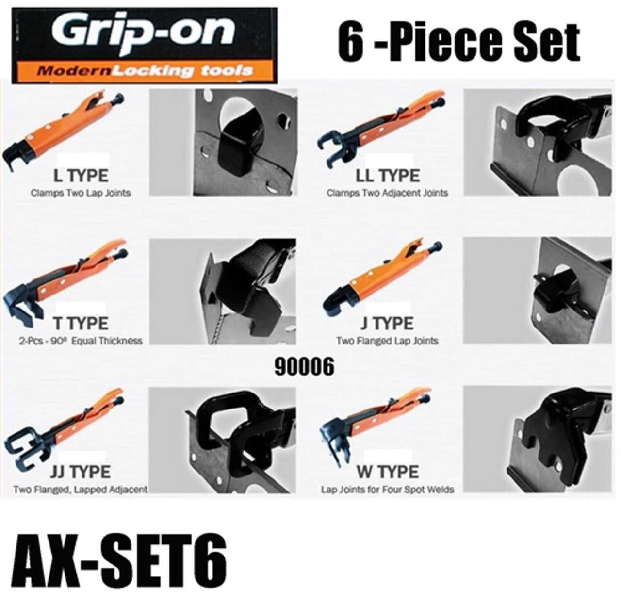 GRIP-ON aksialt sæt