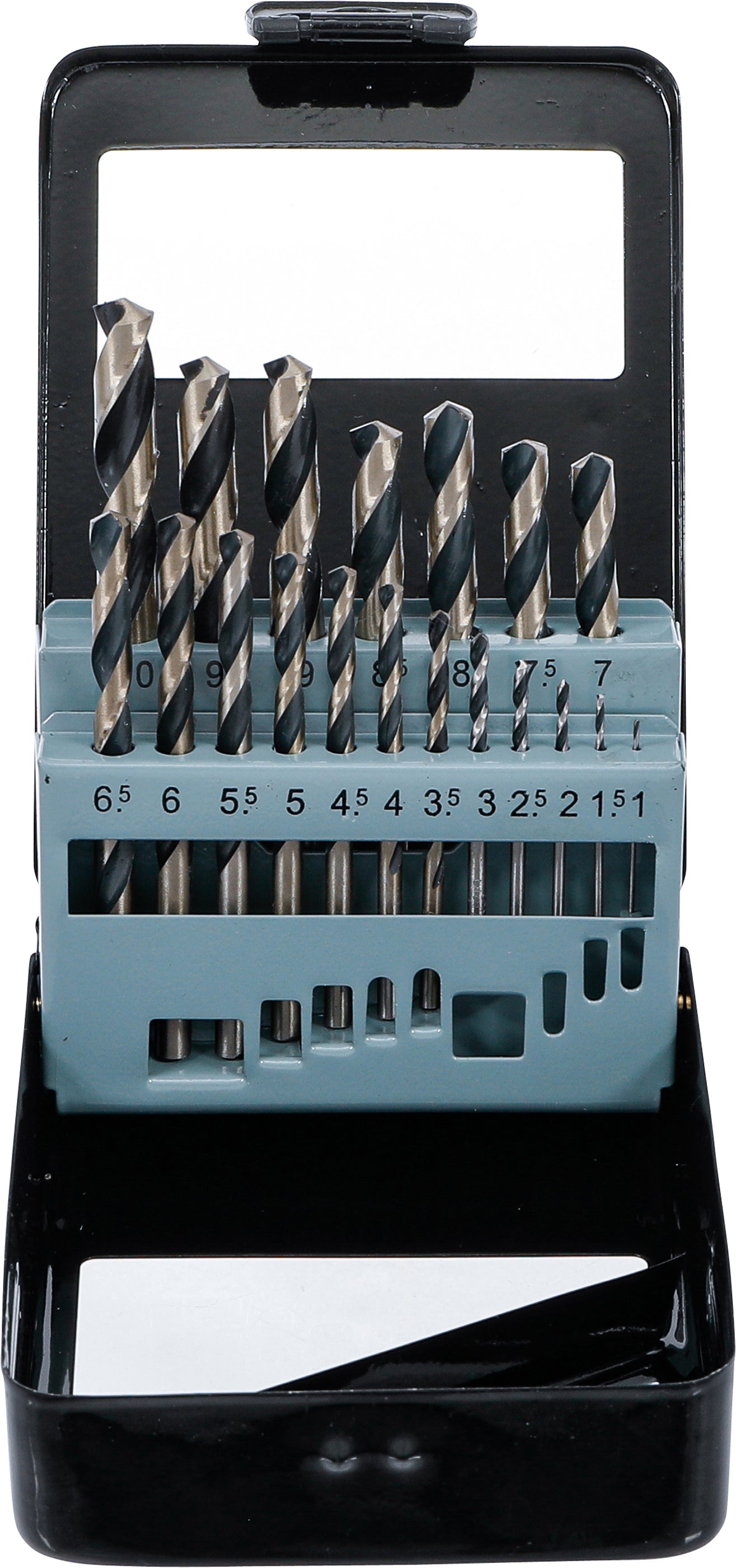 HSS-Spiralborr-sats | 1 - 10 mm | 19 delar