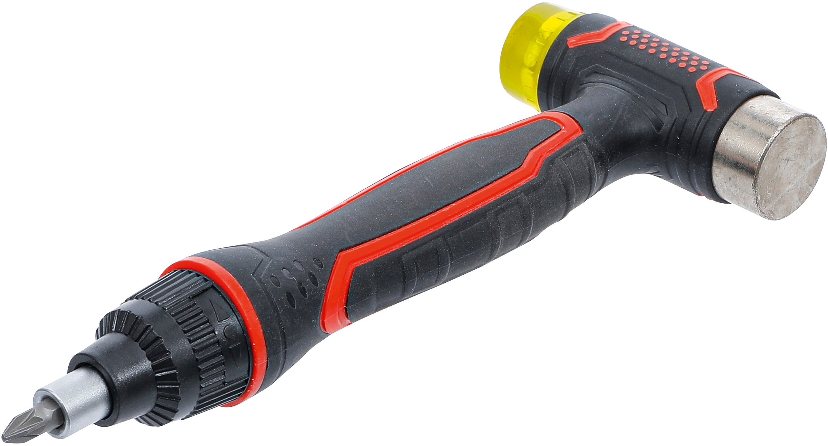 Byteshuvud-hammare | med spärrskaft för bits, med omkastare | 3-in-1