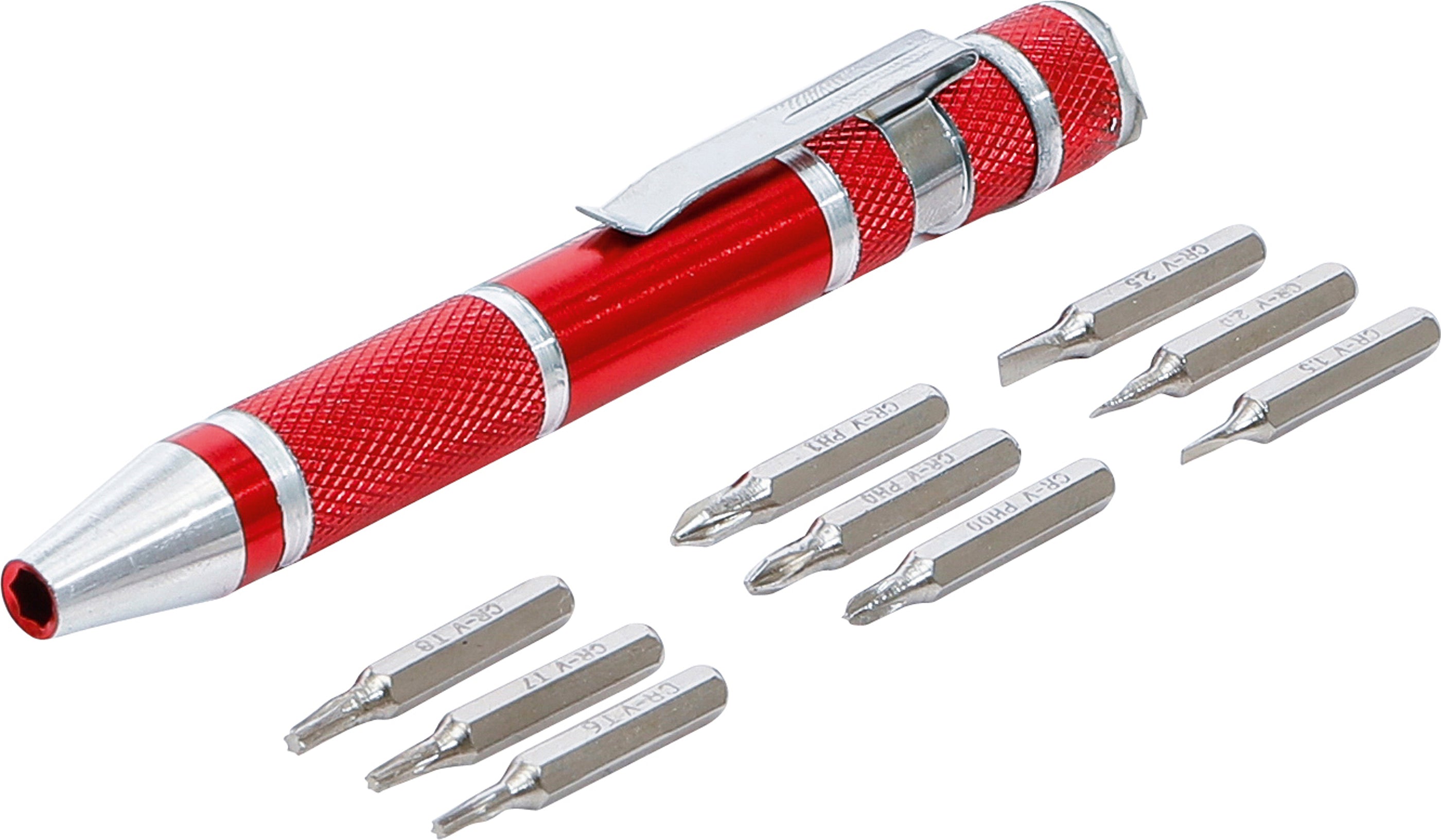 Præcisionsbitskruetrækkersæt | 10 dele