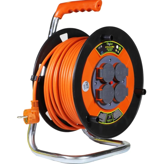 Elektrisk kabeltromle 230V 3x2,5mm²x25m H07RN-F 4x230V