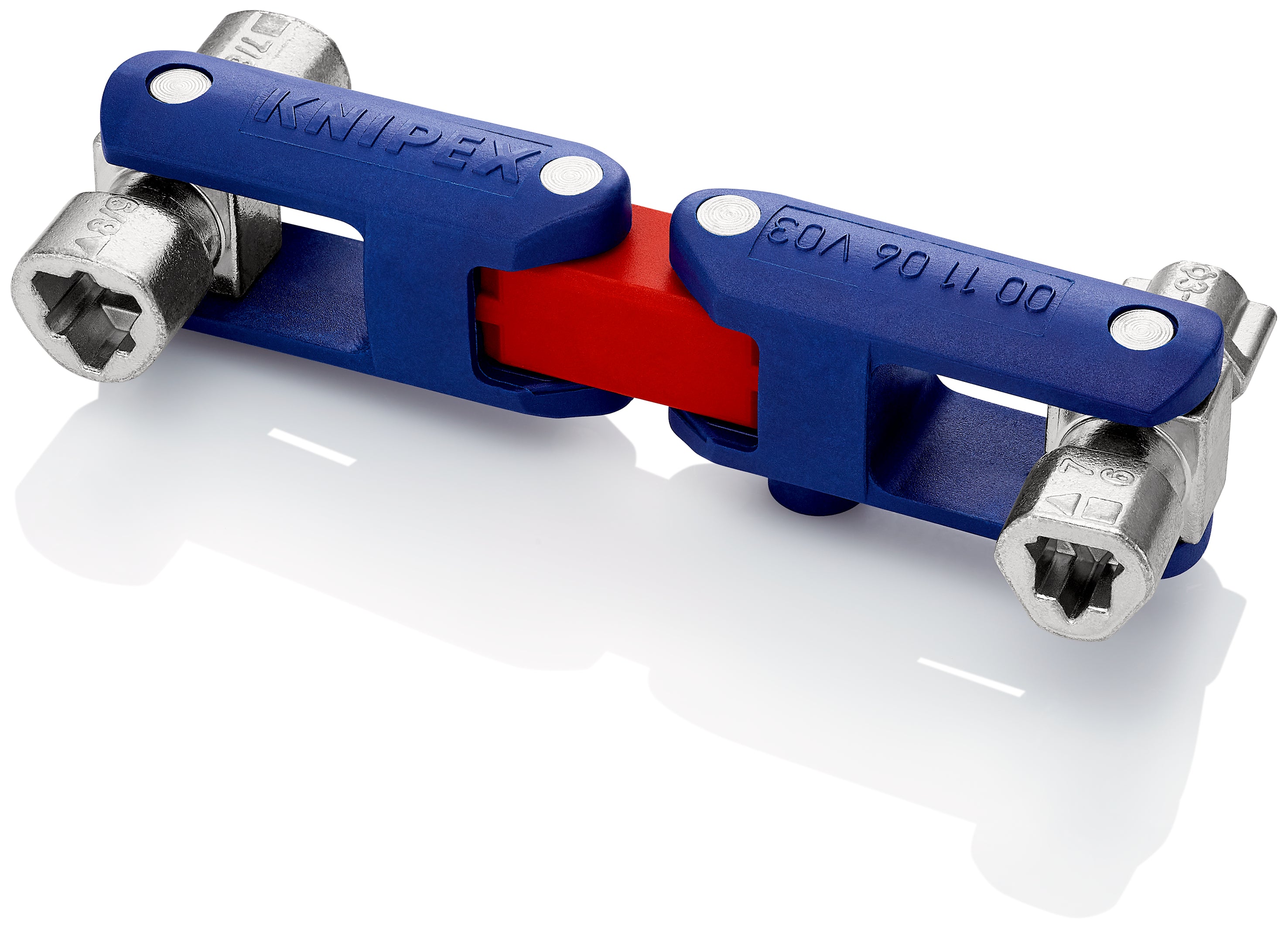 KNIPEX Apparatskåpsnyckel "DoubleJoint" 62 mm