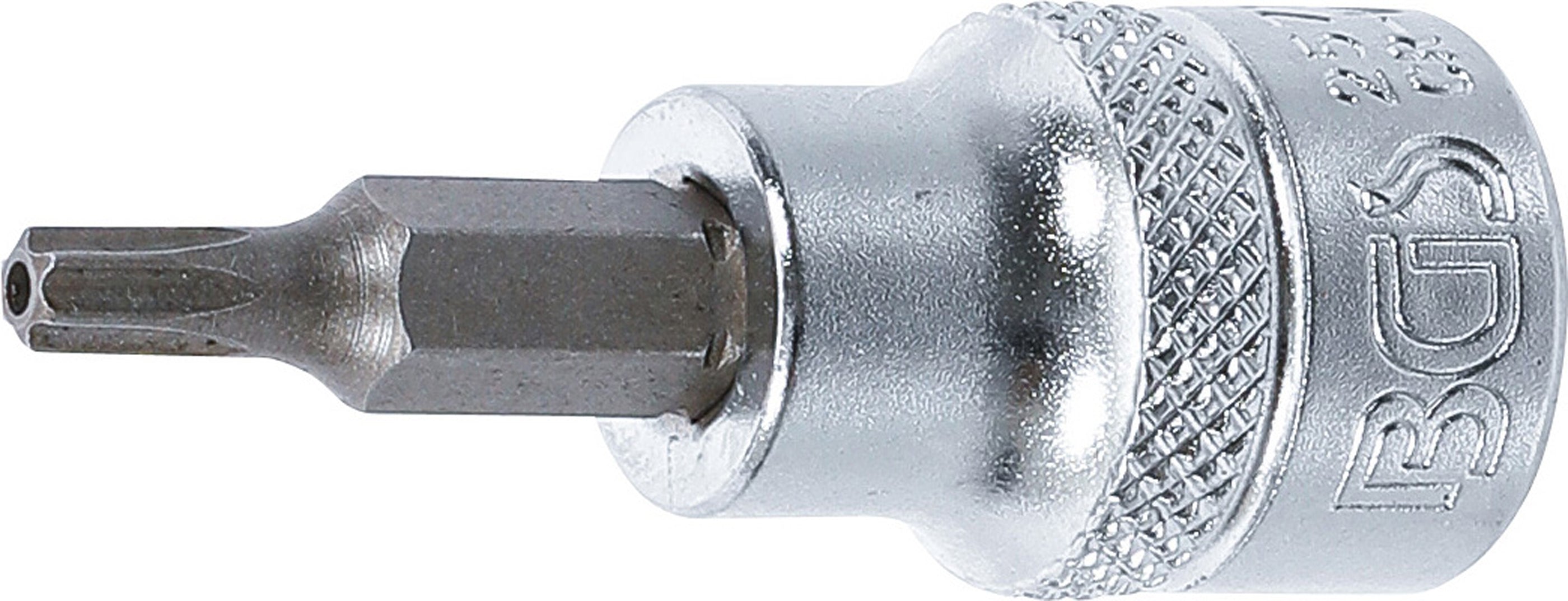 Bitindsats | 10 mm (3/8") | T-profil (til Torx) med T20-boring