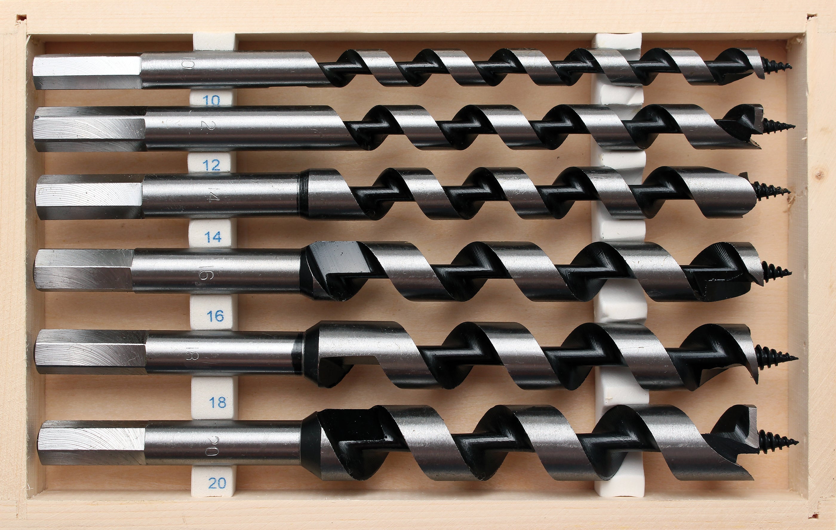 Spiralborr-sats | 200 mm | 6 delar