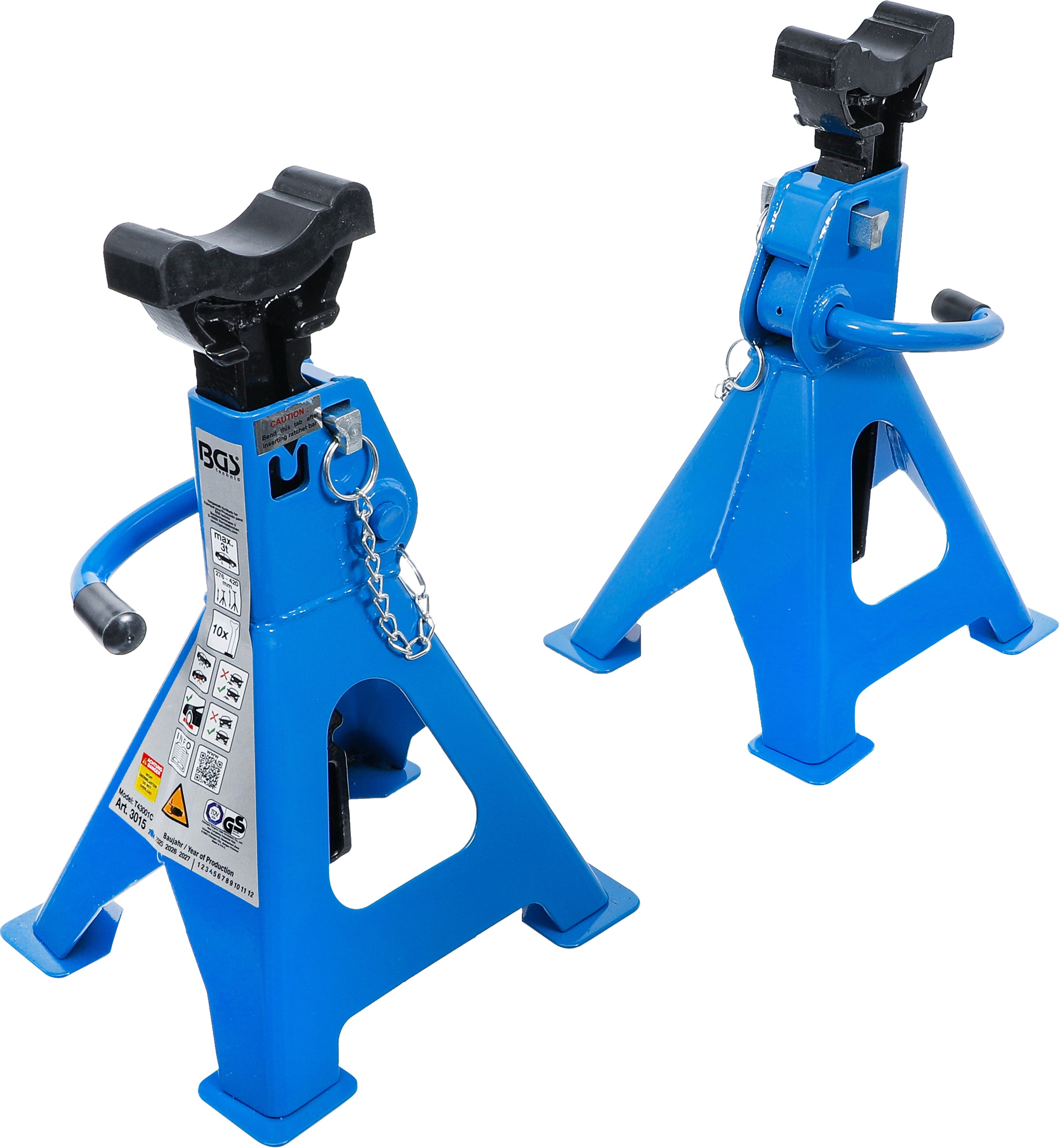 Palleløftere | Lastkapacitet 3000 kg / par | Løftehøjde 276 - 420 mm | 1 par