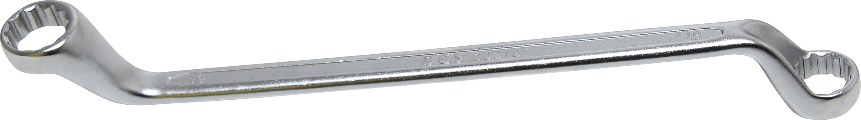 Dubbel-ringnyckel | Djupt bockad | 13 x 17 mm