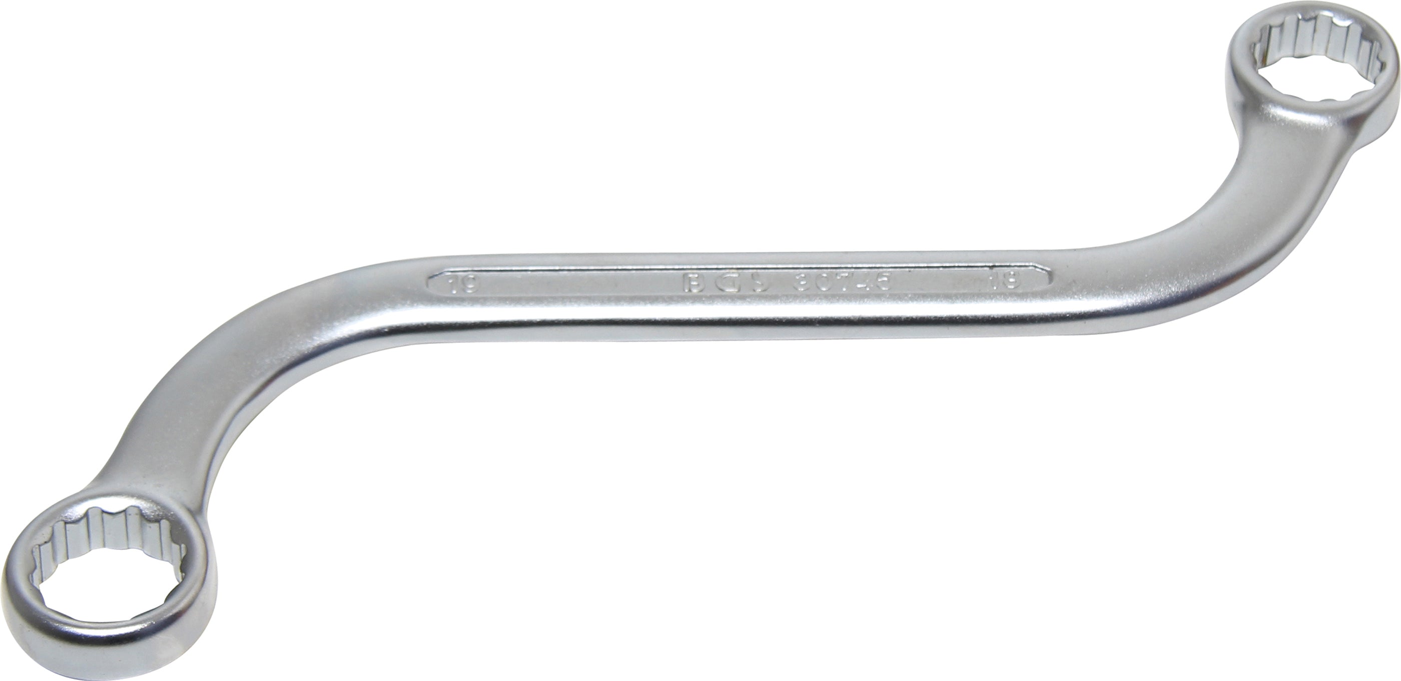 S-formet dobbelt ringnøgle tolvkantet | 18 x 19 mm