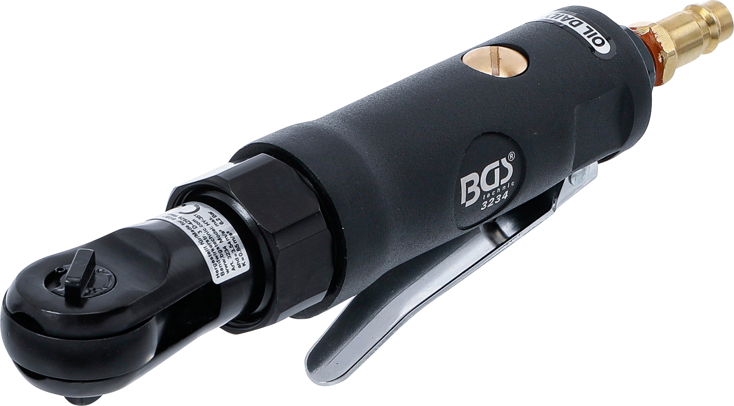 Tryckluft-Spärrskruvdragare | 6,3 mm (1/4") | 34 Nm