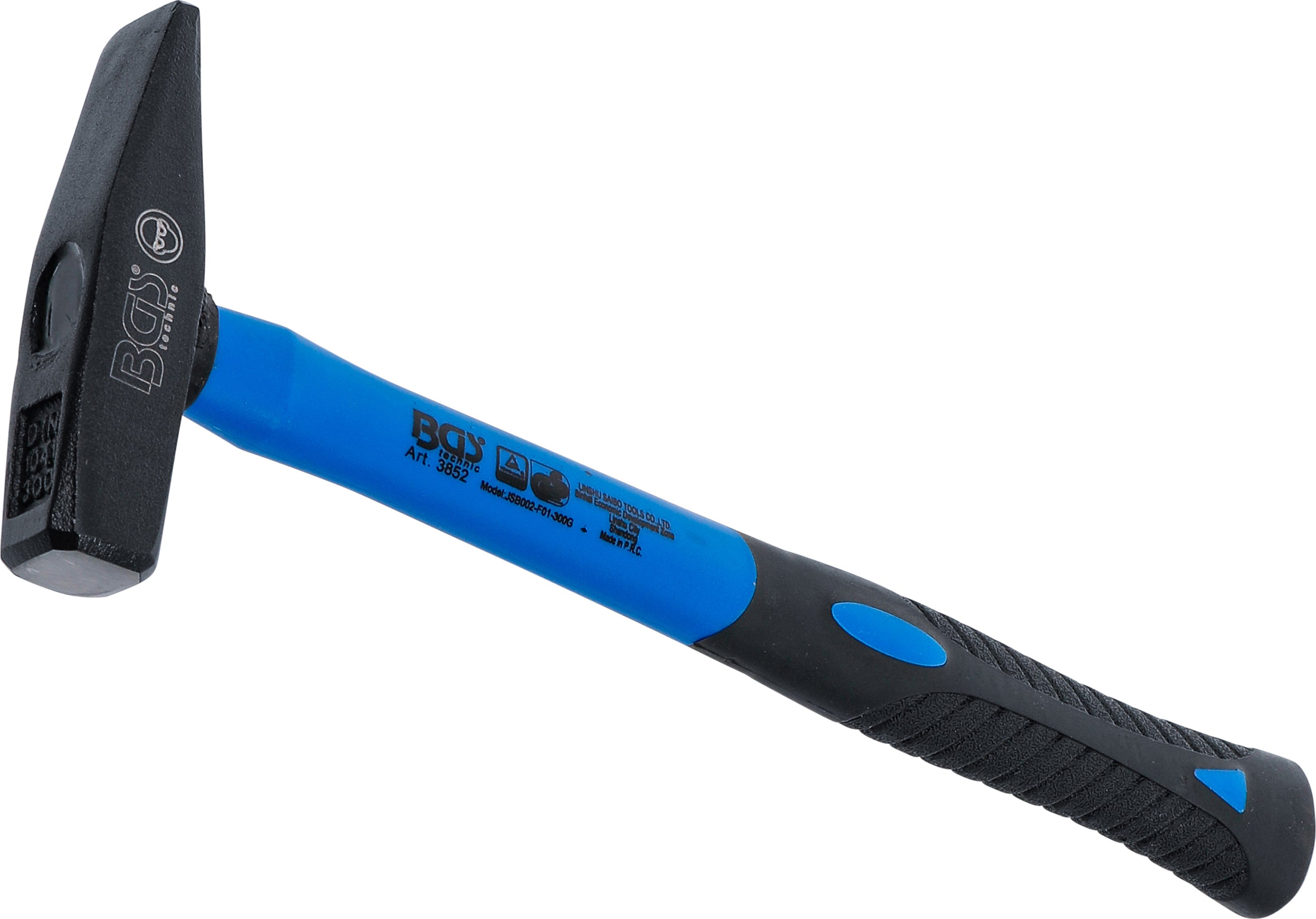 Pladehammer | Glasfiberhåndtag | DIN 1041 | 300 g