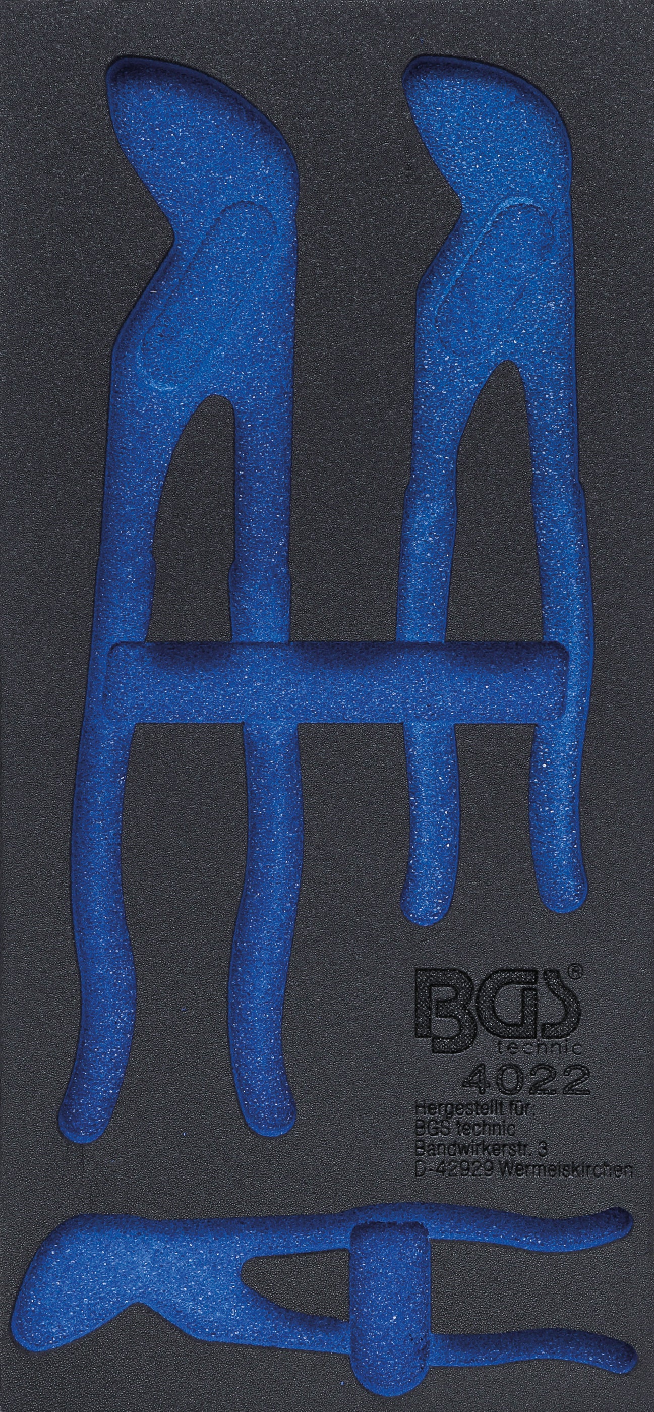 Værkstedsvognsindsats 1/3 | tom | til BGS 4022