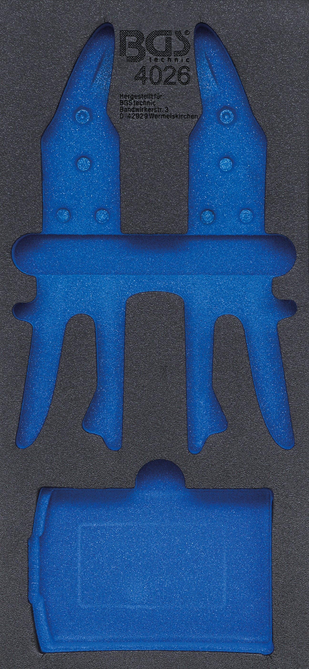 Værkstedsvognsindsats 1/3 | tom | til BGS 4026