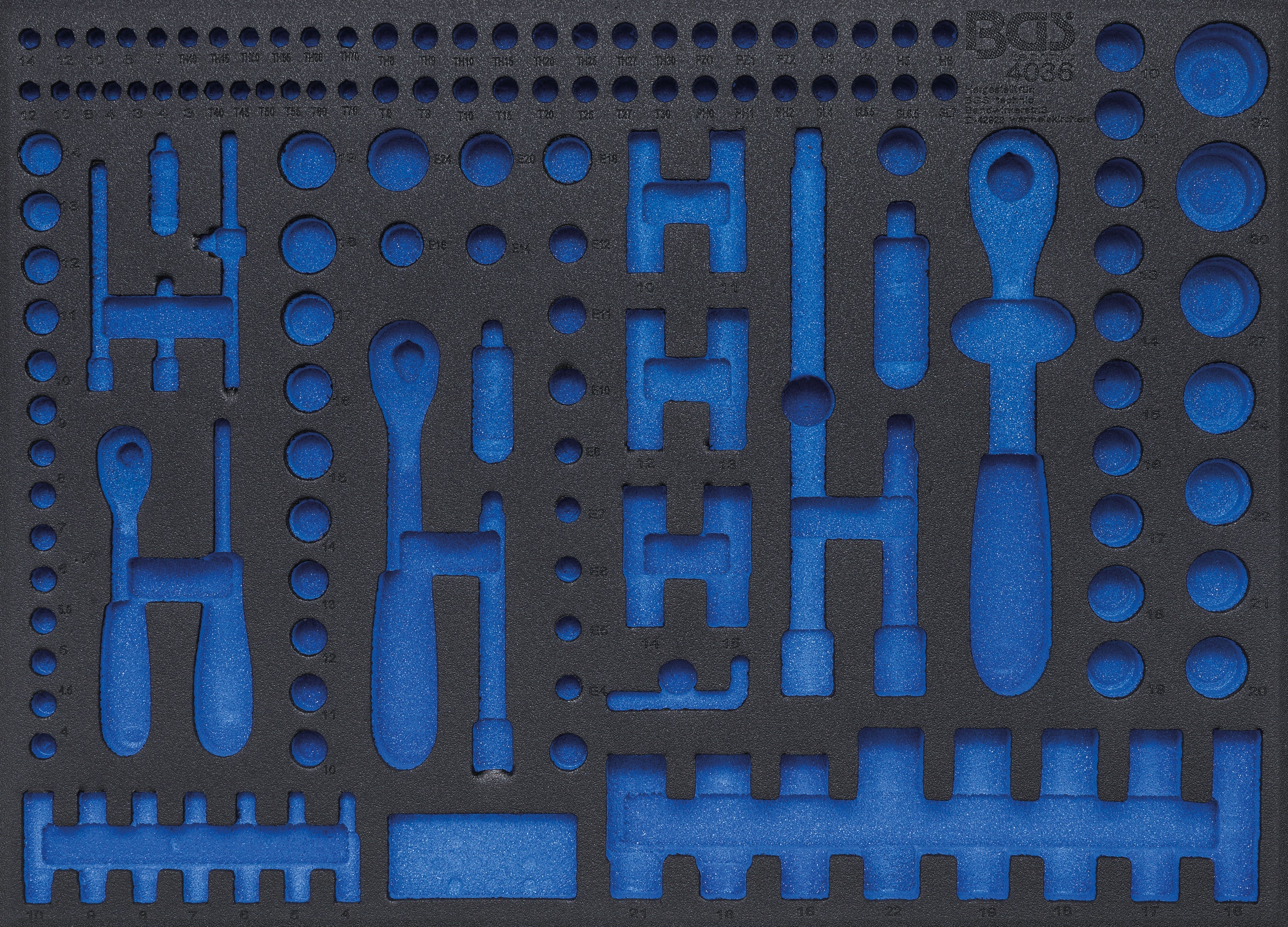 Værkstedsvognsindsats 3/3 | tom | til BGS 4036