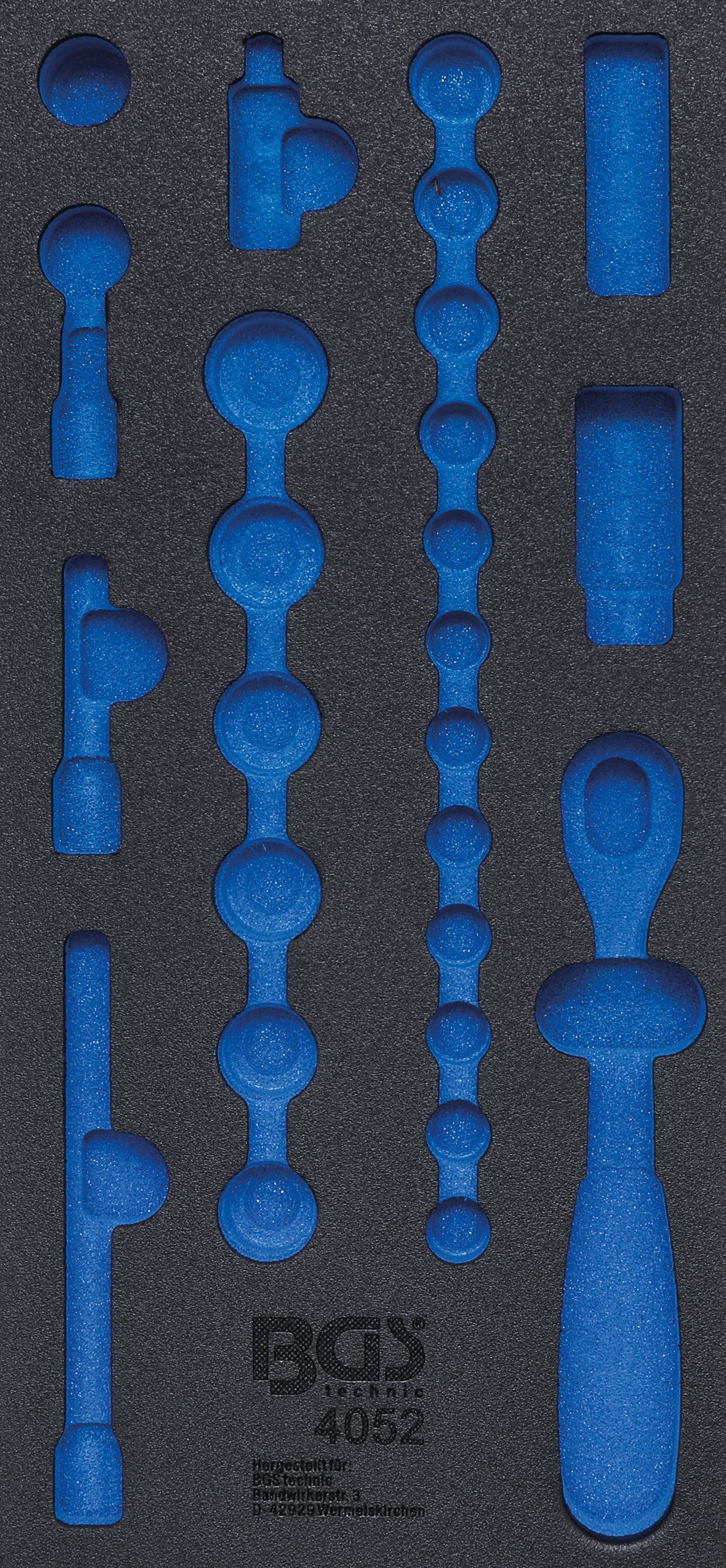 Værkstedsvognsindsats 1/3 | tom | til BGS 4052