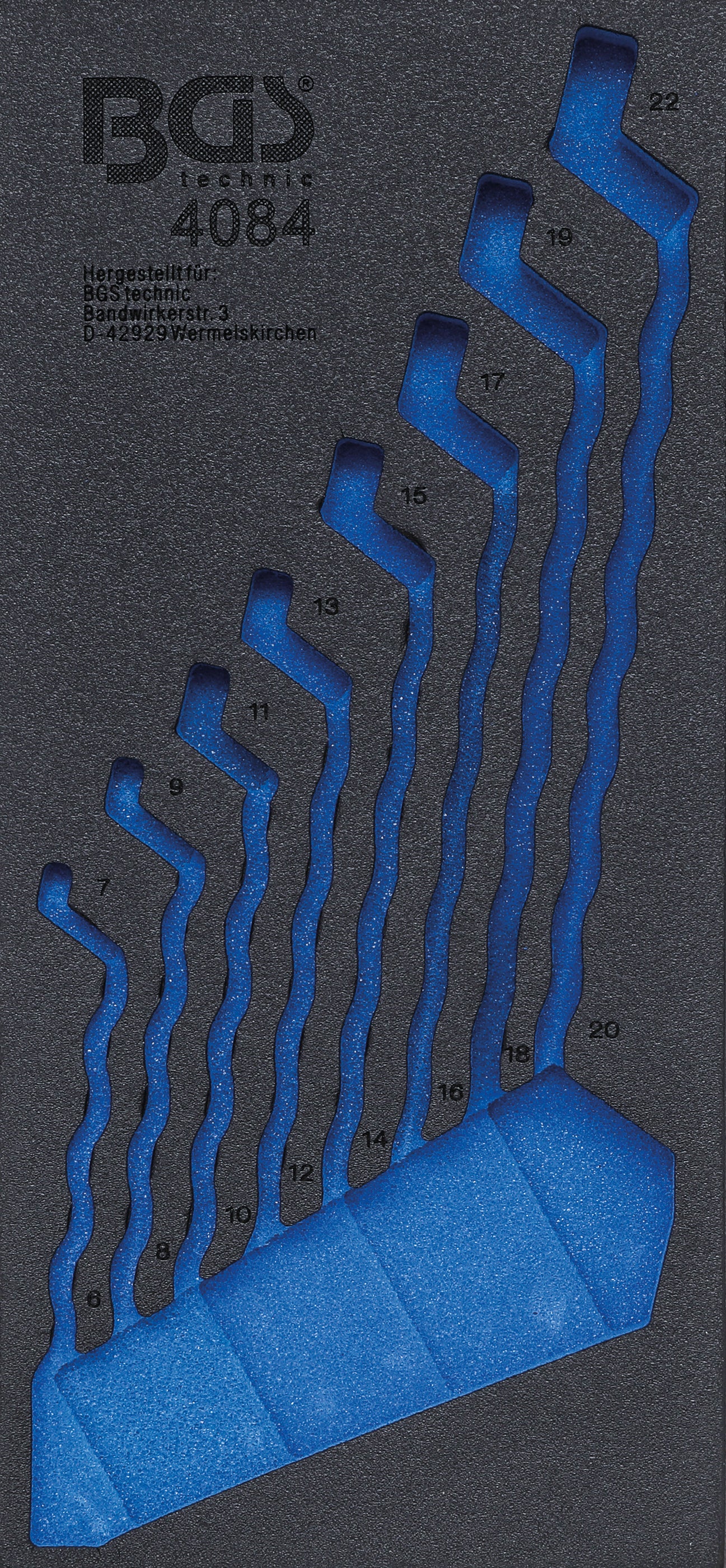 Værkstedsvognsindsats 1/3 | tom | til BGS 4084