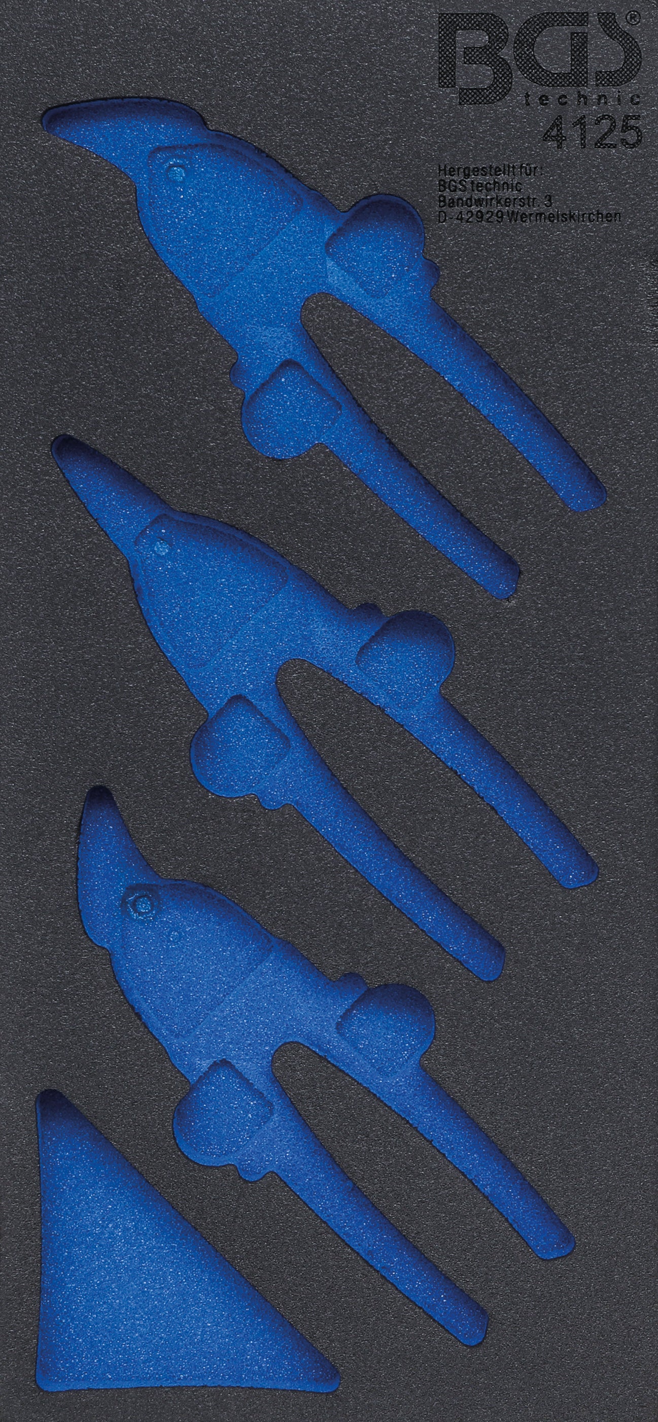 Værkstedsvognsindsats 1/3 | tom | til BGS 4125