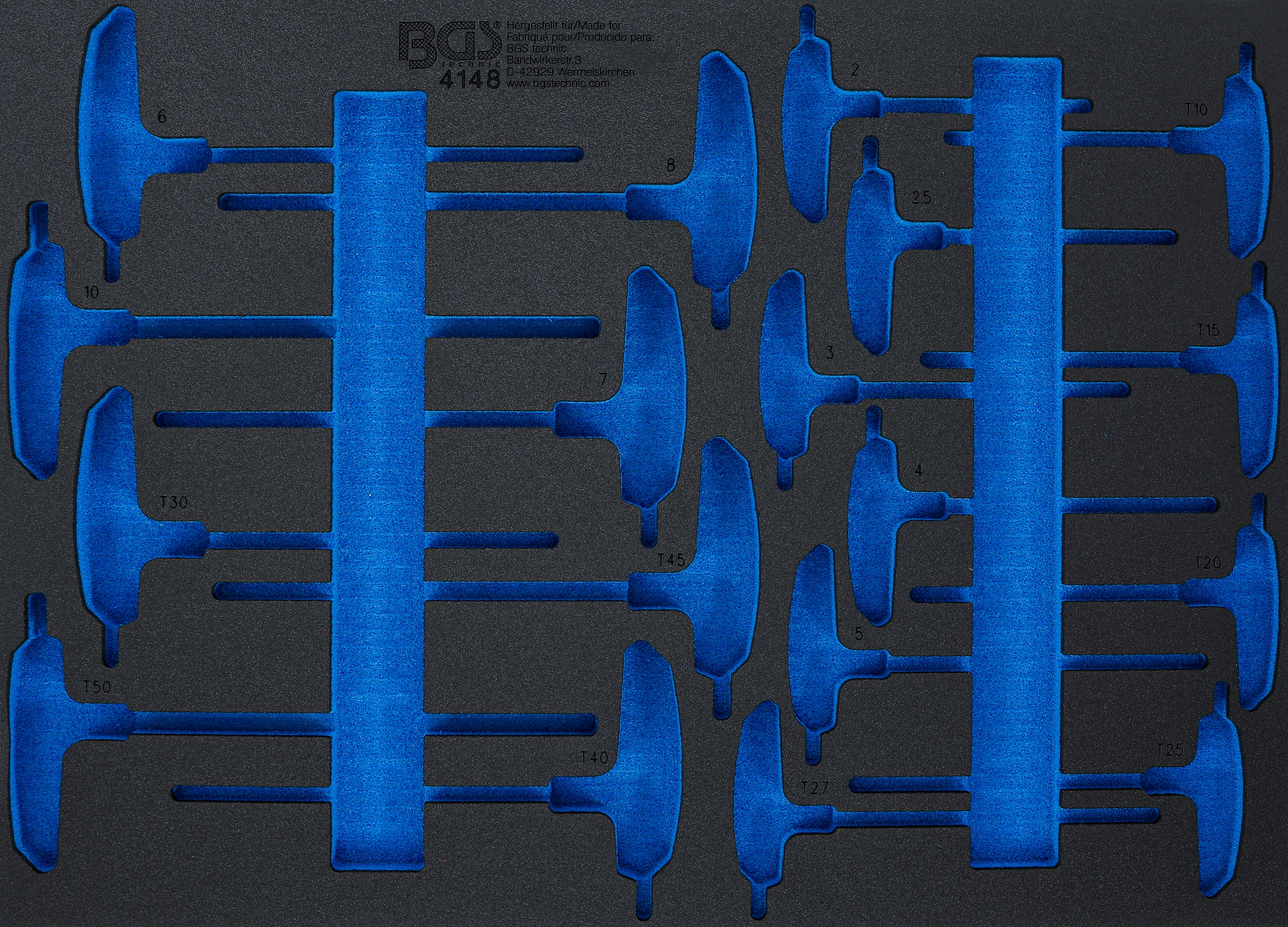 Værkstedsvognsindsats 3/3 | tom | til BGS 4148