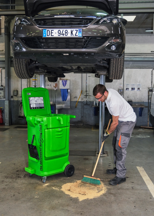 RIMAC absorberende fiberdåse 30L