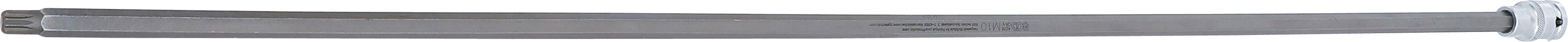Bit-hylsa | Längd 800 mm | 12,5 mm (1/2") | Inre mångtandad (för XZN) M10 | för VAG