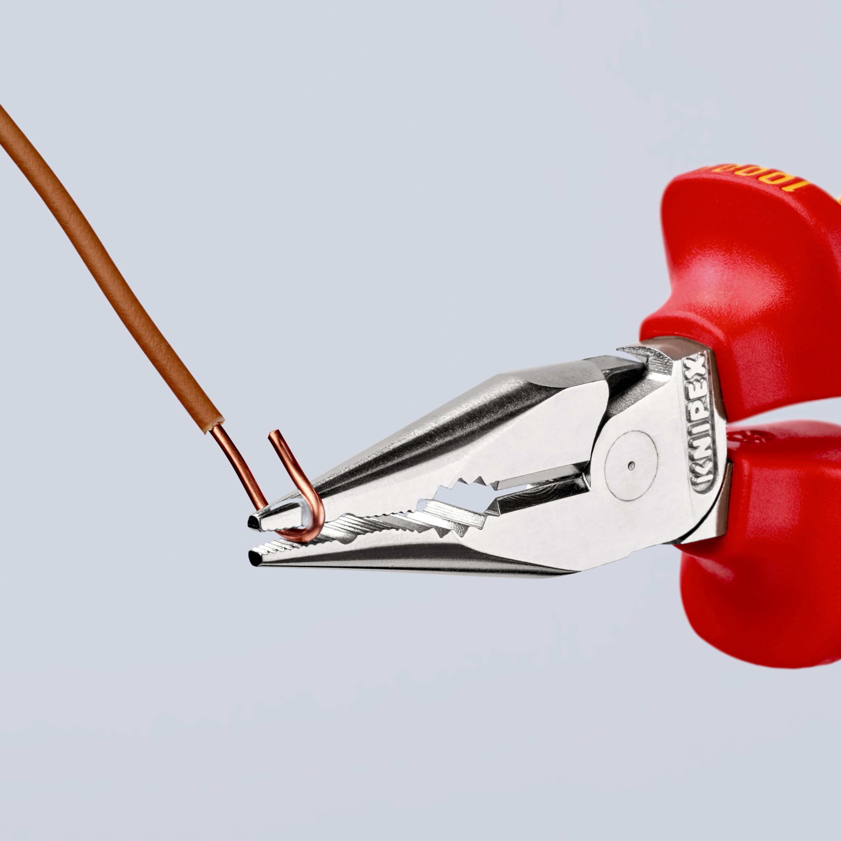 KNIPEX spidstang isoleret med flerkomponentgreb, VDE-testet