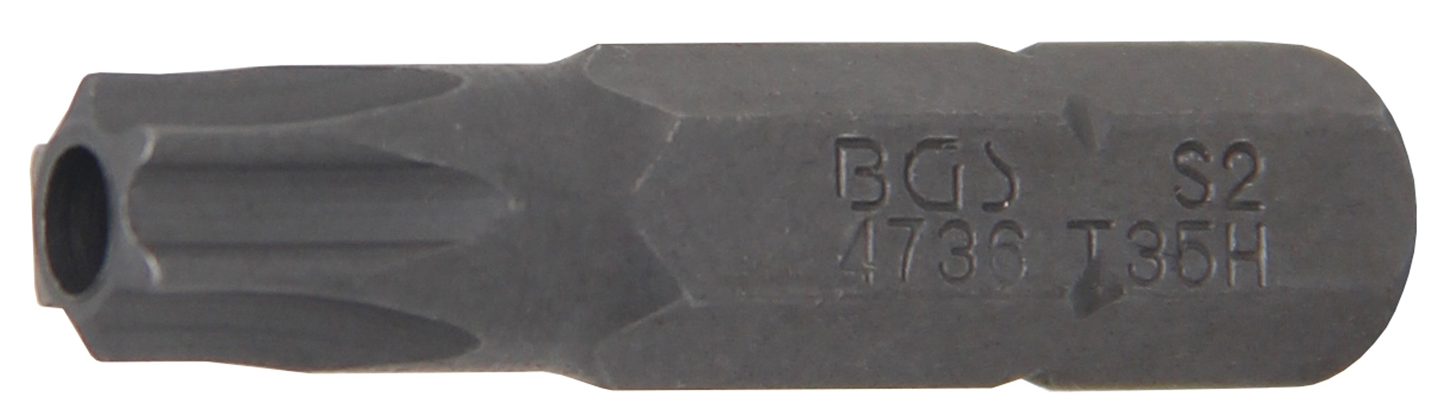 Bit | Længde 30 mm | Udvendig sekskant 6,3 mm (1/4") | T-profil (til Torx) med T35-boring