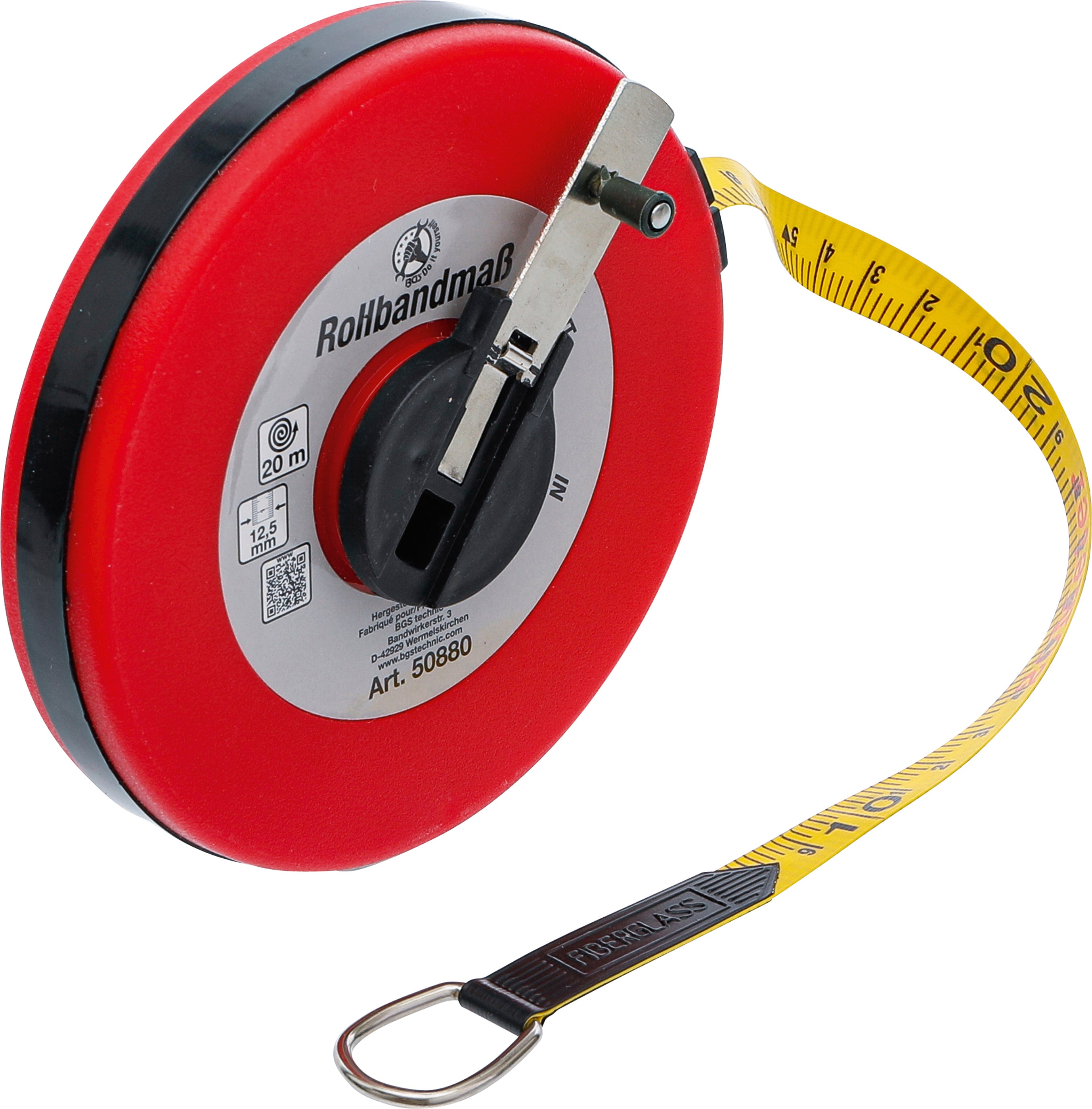 Rullemålebånd | 12,5 mm x 20 m