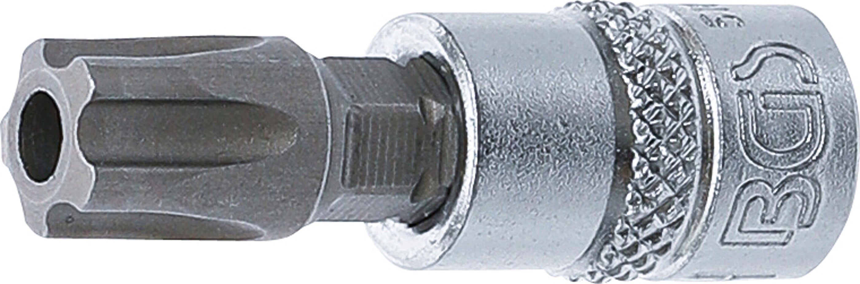 Bitindsats | 6,3 mm (1/4") | TS-profil (til Torx Plus) med TS50-boring