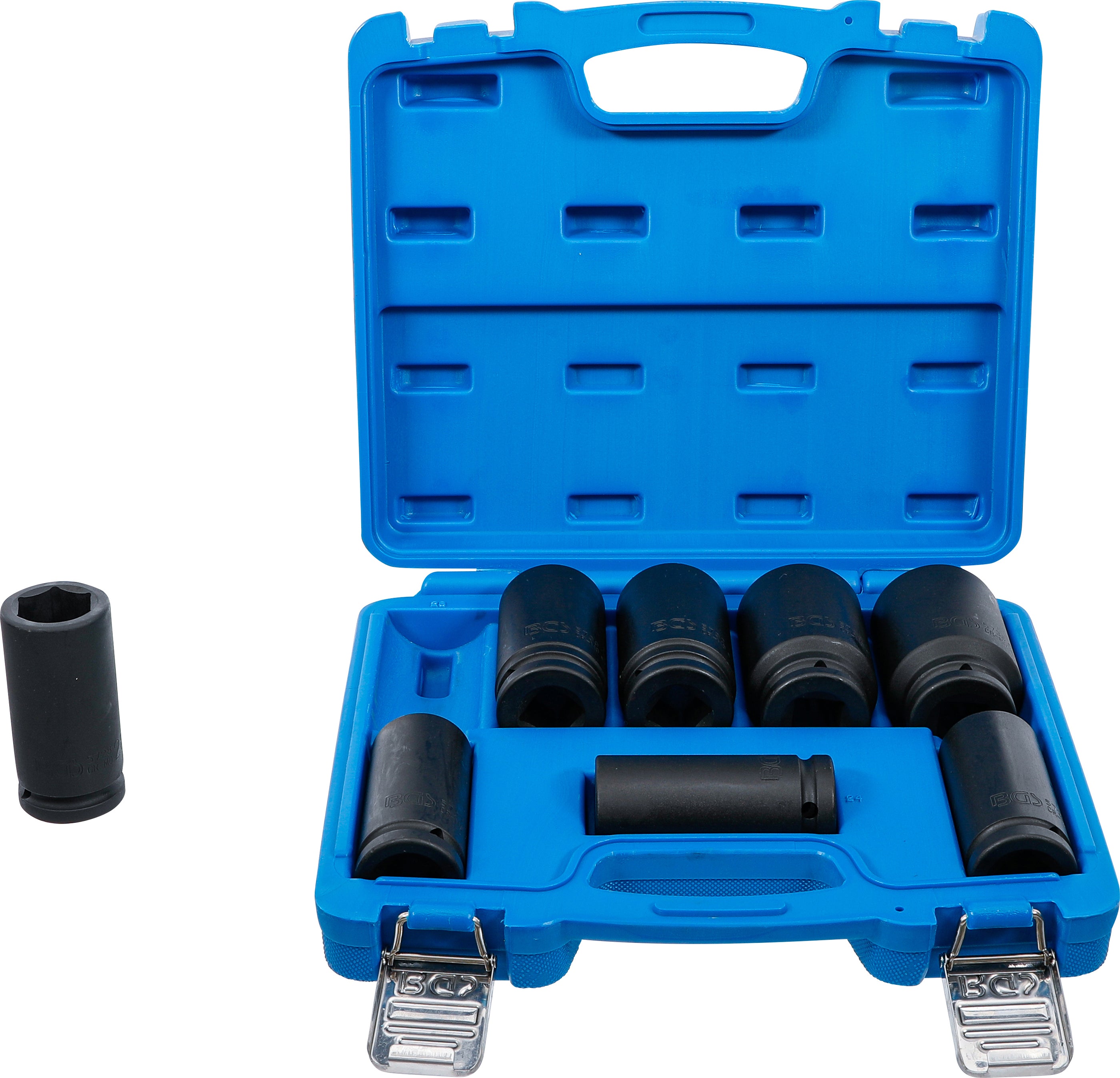 Stikkontaktsæt, ekstra dybt | 20 mm (3/4") | 22 - 38 mm | 8 dele