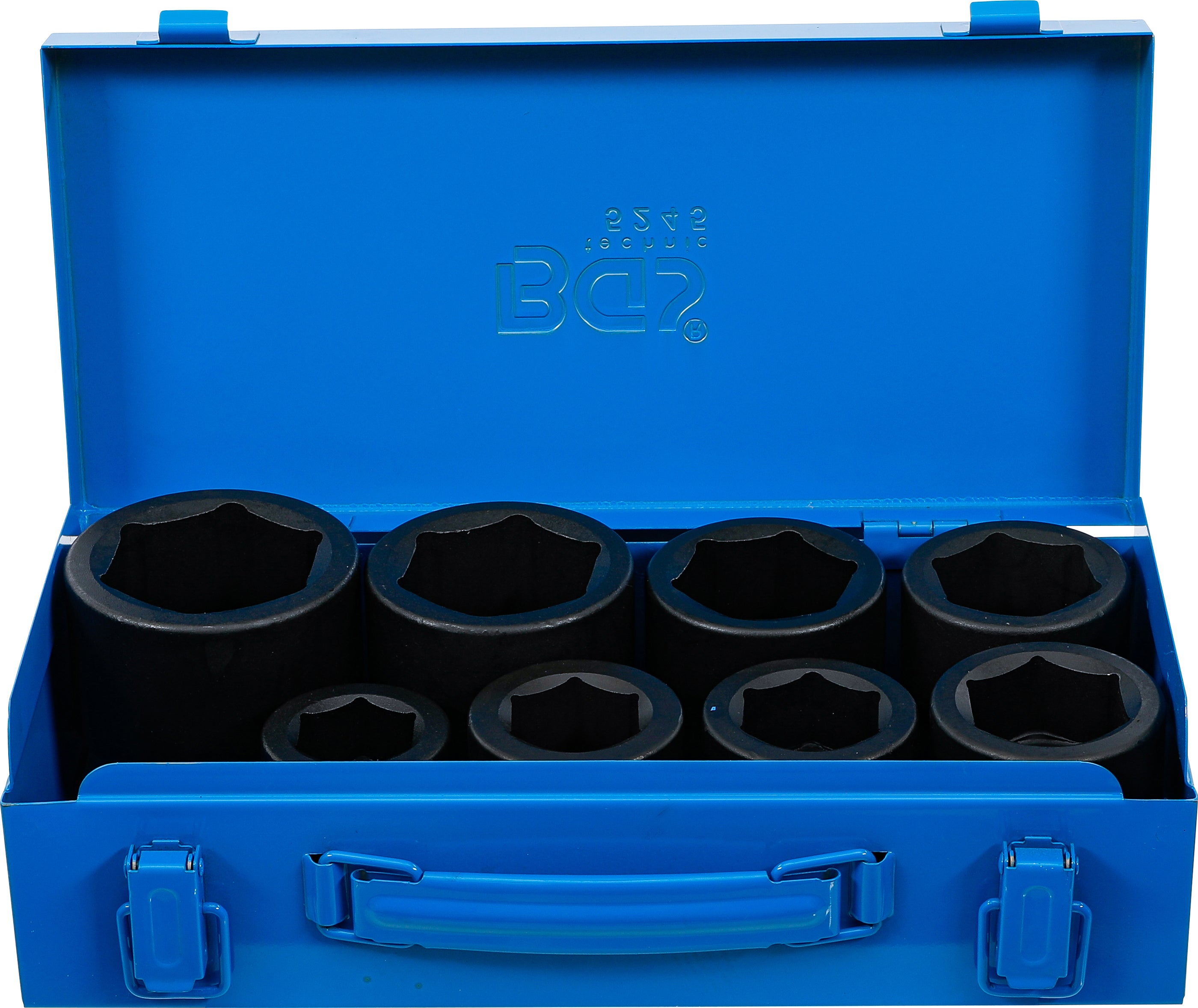 Topnøglesæt sekskant | 25 mm (1") | 27 - 50 mm | 8 dele