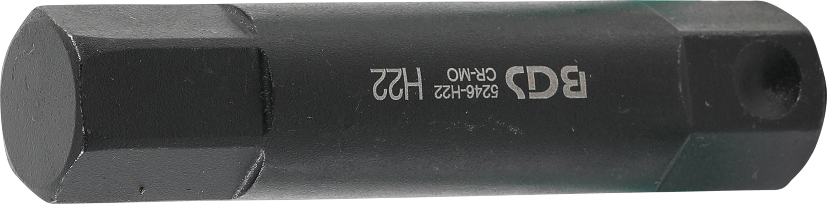 Bit | Længde 100 mm | Ydre sekskant 22 mm | Indre sekskant 22 mm