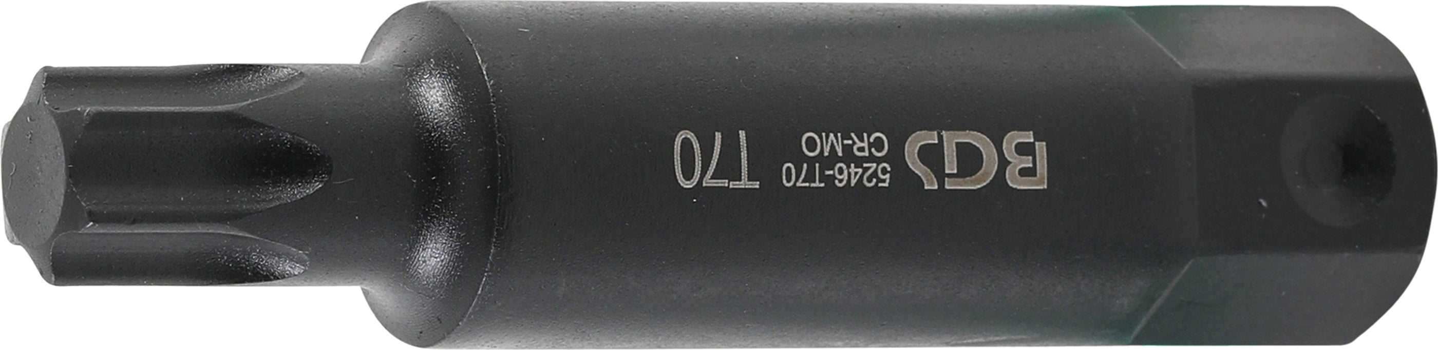 Bit | Længde 100 mm | Udvendig sekskant 22 mm | T-profil (til Torx) T70