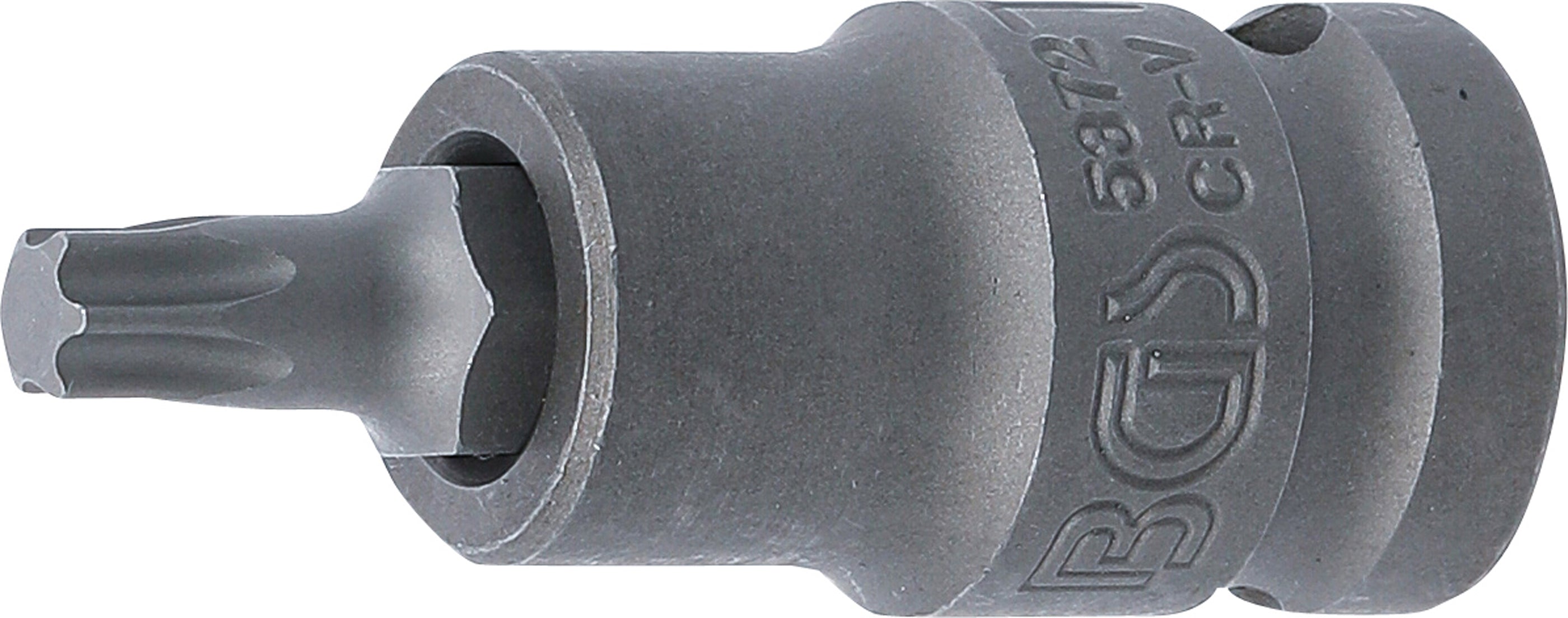 Power Bit-indsats | Længde 55 mm | 12,5 mm (1/2") | T-profil (til Torx) T40