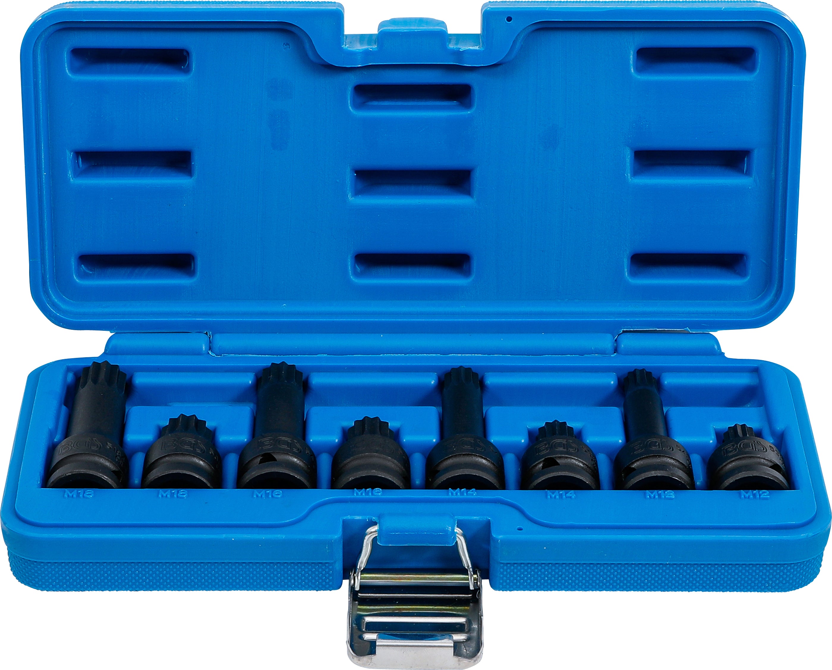 Power Bit-topnøglesæt | 12,5 mm (1/2") | Indvendig flertand (til XZN) M12 - M18 | 8 dele