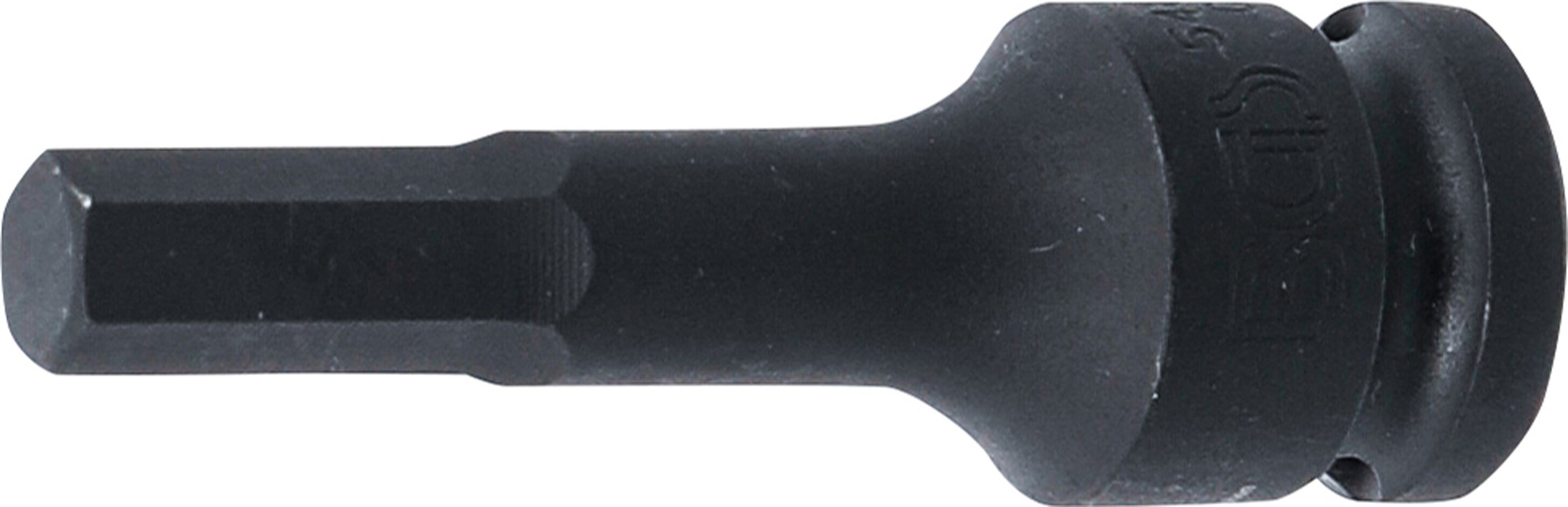 Power Bit-indsats | Længde 75 mm | 12,5 mm (1/2") | Indvendig sekskant 10 mm