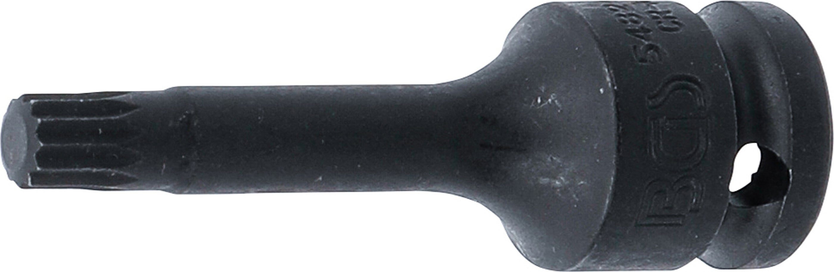 Power Bit-indsats | Længde 75 mm | 12,5 mm (1/2") | Indvendig flertand (til XZN) M9