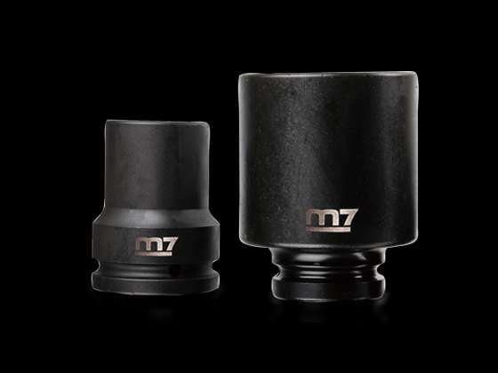 M7 1" Lång krafthylsa 42mm