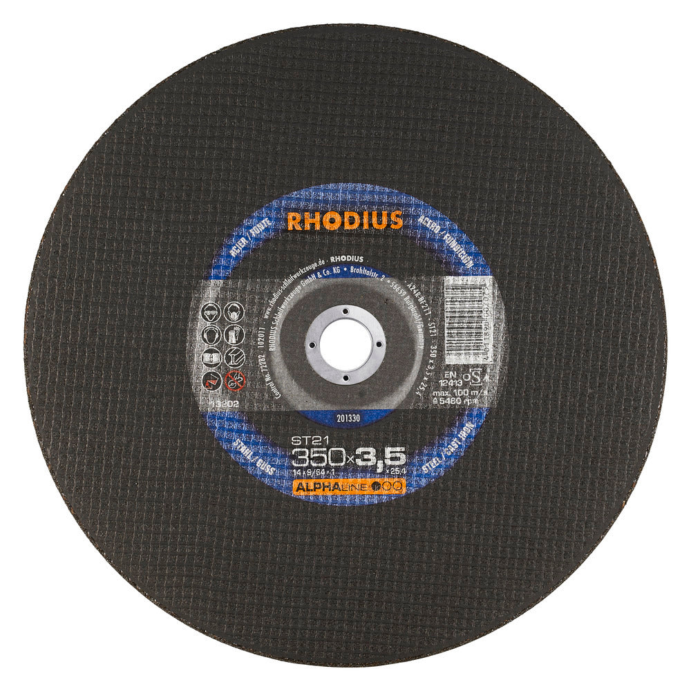 RHODIUS ST21 Skæreskive 350x3,5x25,23 (10 stk.) 