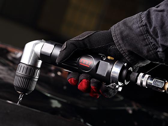 M7 3/8" vendbar vinkelboremaskine, 1600 o/min