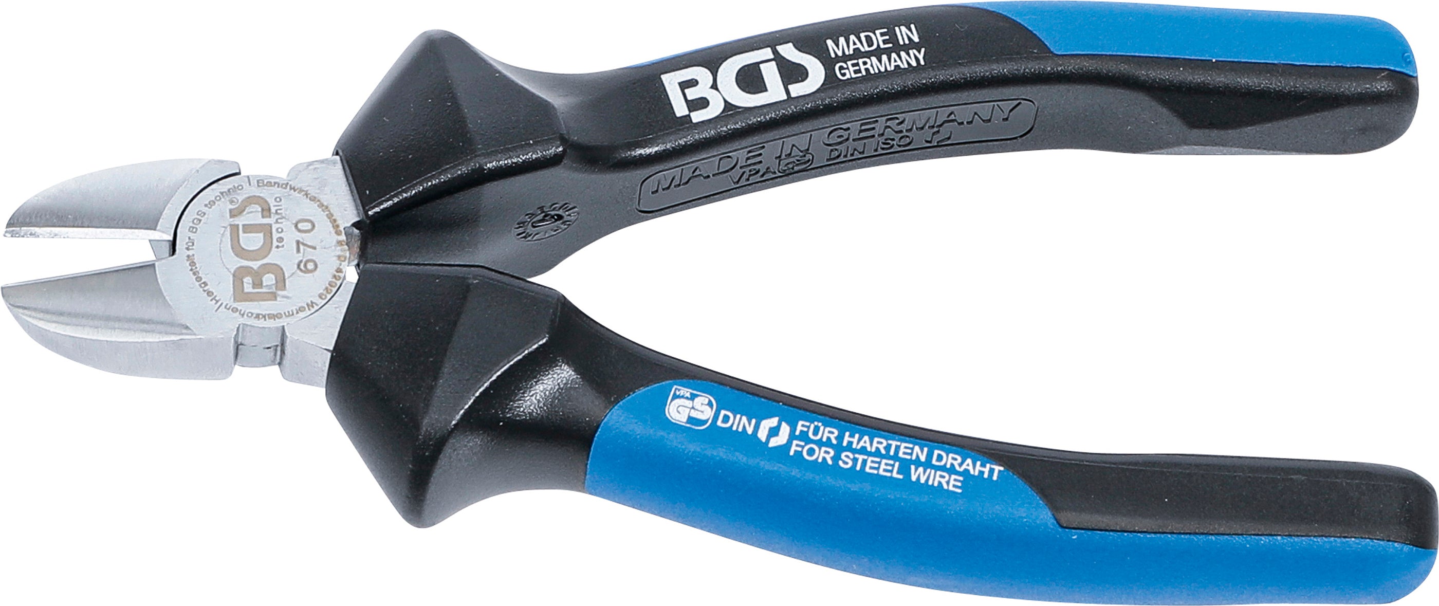 Sidavbitare | för hård tråd | 160 mm