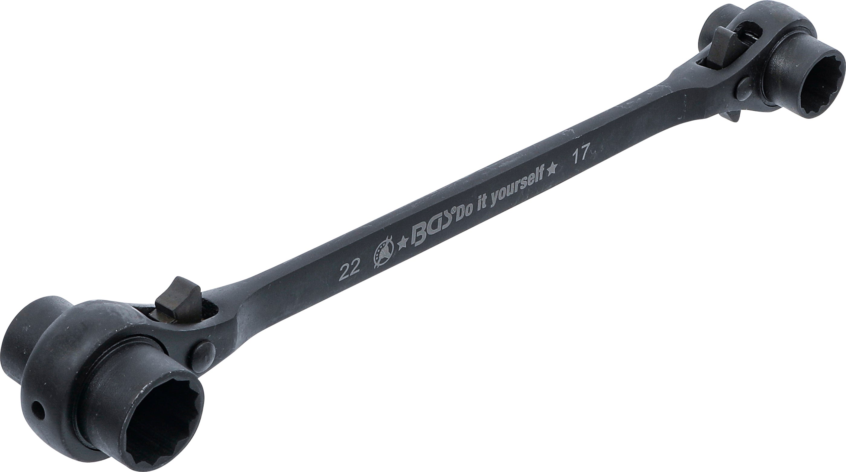 Skraldeaksel til stilladsmontering | "4-i-1" | 14 - 17 - 19 - 22 mm