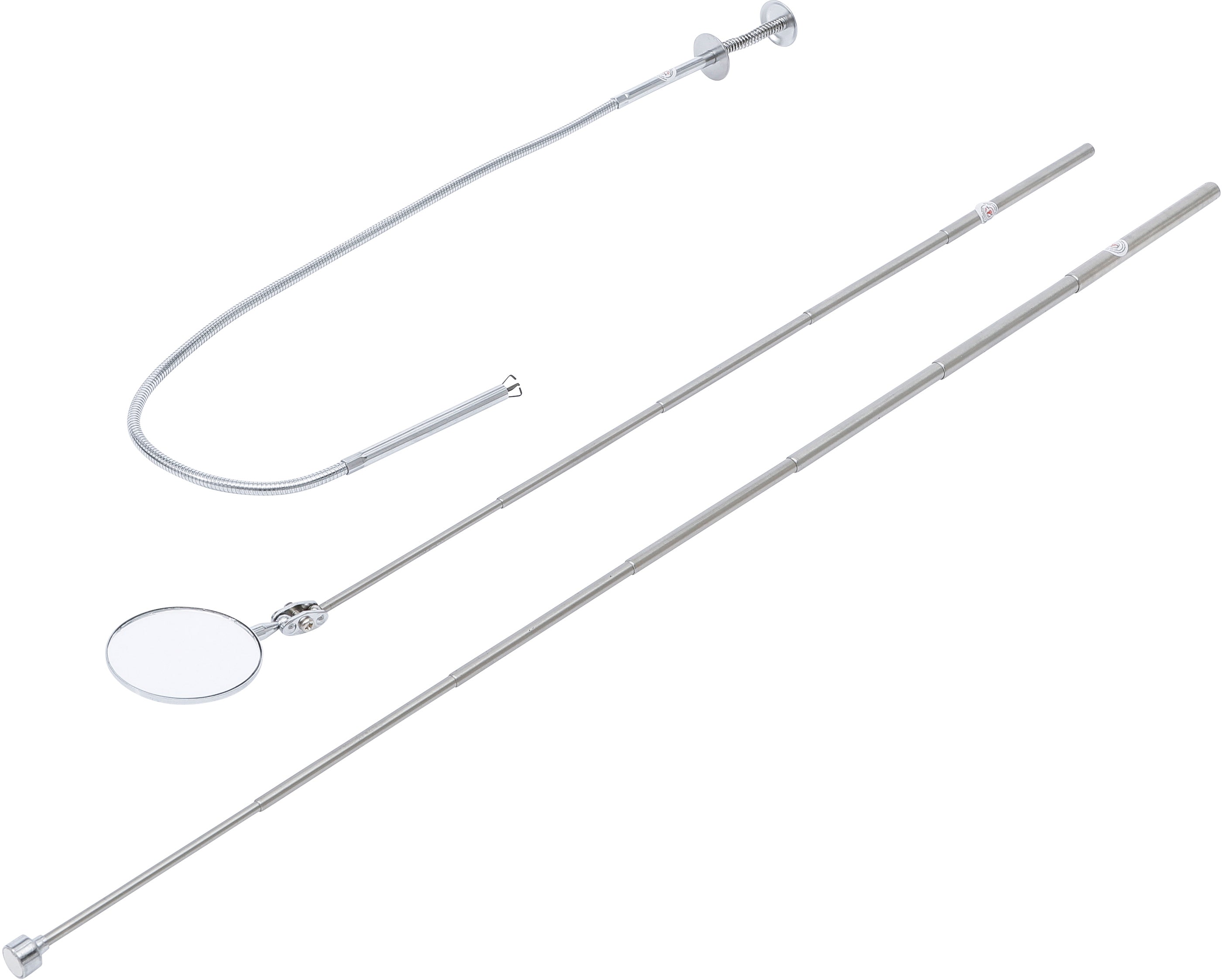 Magnetisk løfte-/gribe- og inspektionsspejlsæt | 3 dele