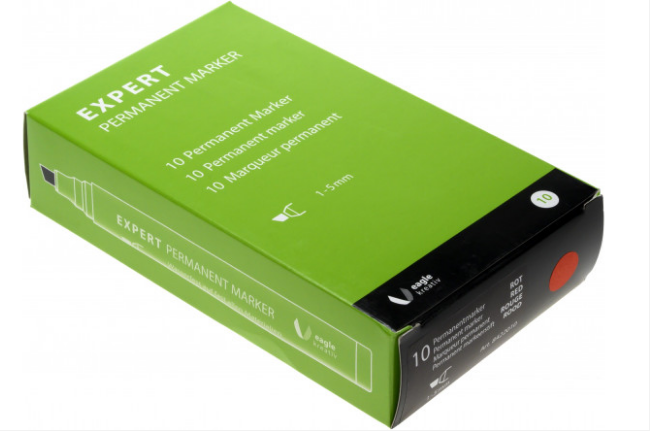 EXPERT Expert tusch rød tusch 10-pak