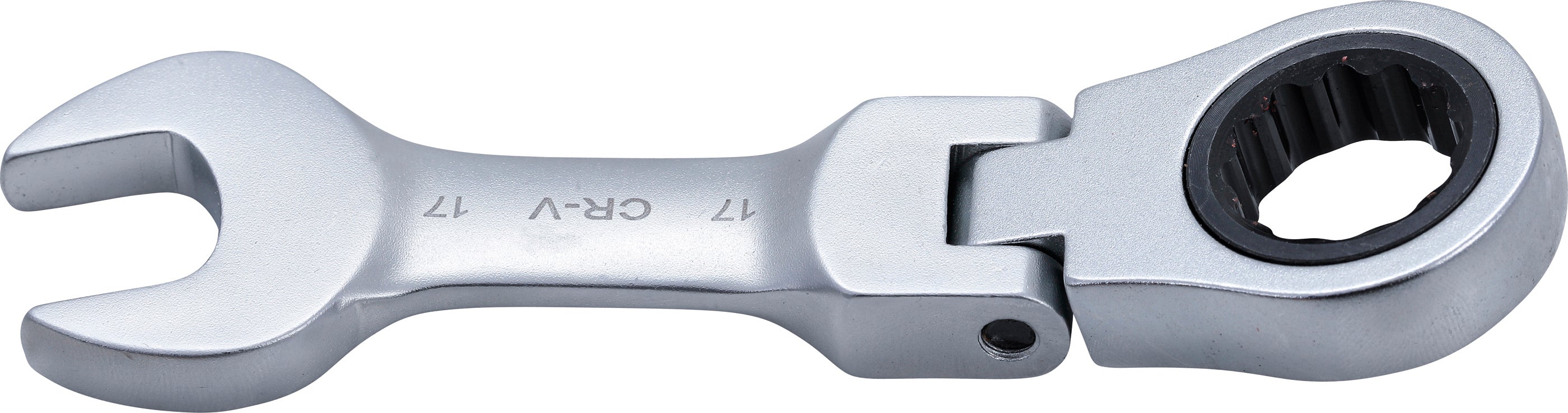 Skraldenøgle | kort | vinklet | 17 mm