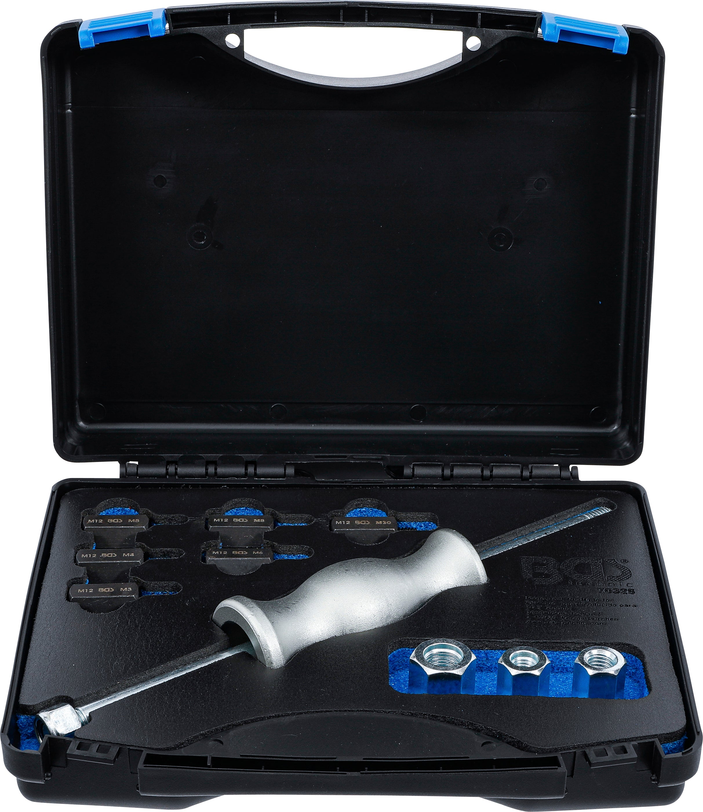 Glidehammersæt | med gevindadaptere | 12 stk.