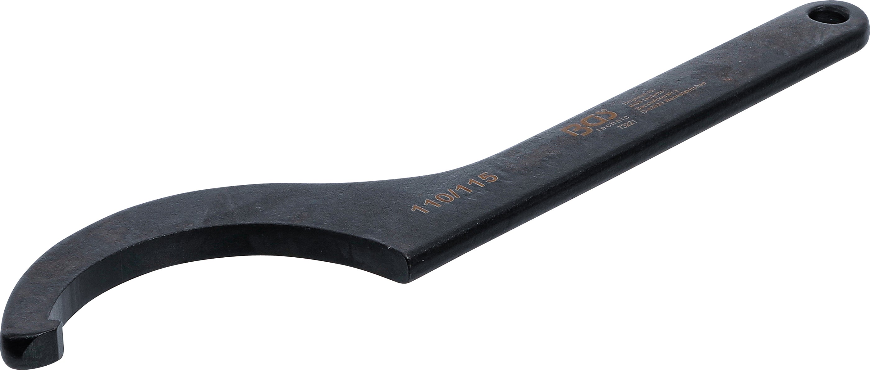 Hagenøgle med næse | 110 - 115 mm